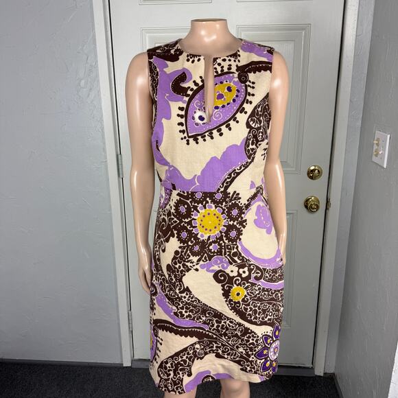 Kate Spade New York Women's Dress Keiran 10 Designer Shift Floral Knit U17 - Picture 1 of 8